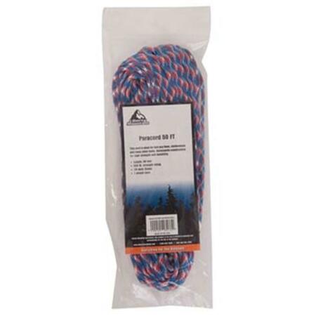 LIBERTY MOUNTAIN Paracord- Red-White-Blue- 50 ft. 447369